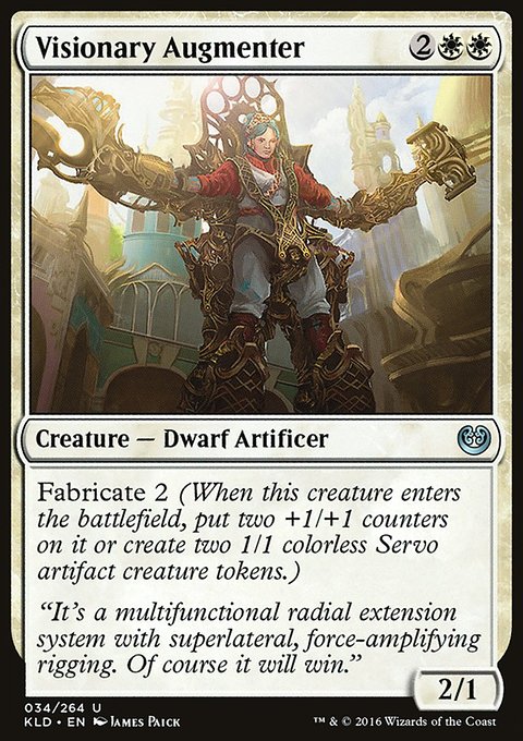 Visionary Augmenter, Kaladesh #34, Magic: The Gathering card