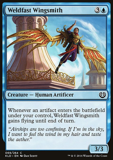 Weldfast Wingsmith, Kaladesh #69, Magic: The Gathering card