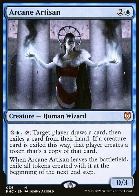 Arcane Artisan, Kaldheim Commander #36, Magic: The Gathering card
