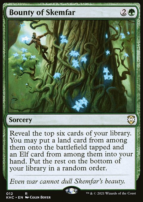 Bounty of Skemfar, Kaldheim Commander #12, Magic: The Gathering card