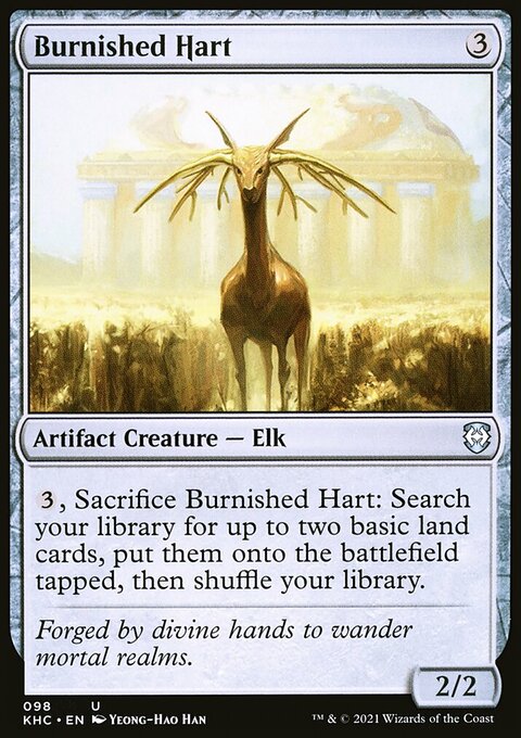 Burnished Hart, Kaldheim Commander #98, Magic: The Gathering card