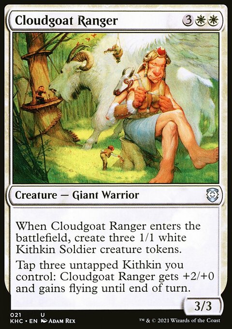 Cloudgoat Ranger, Kaldheim Commander #21, Magic: The Gathering card