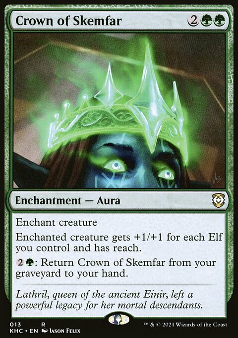 Crown of Skemfar, Kaldheim Commander #13, Magic: The Gathering card