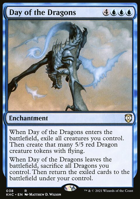 Day of the Dragons, Kaldheim Commander #38, Magic: The Gathering card