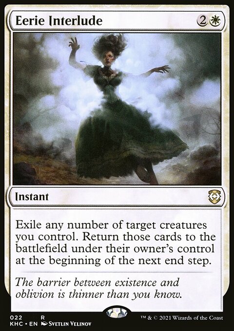 Eerie Interlude, Kaldheim Commander #22, Magic: The Gathering card