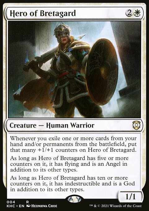 Hero of Bretagard, Kaldheim Commander #4, Magic: The Gathering card