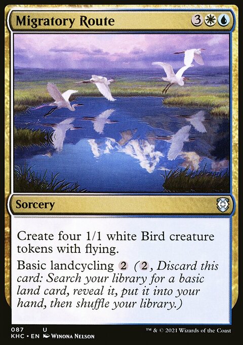 Migratory Route, Kaldheim Commander #87, Magic: The Gathering card