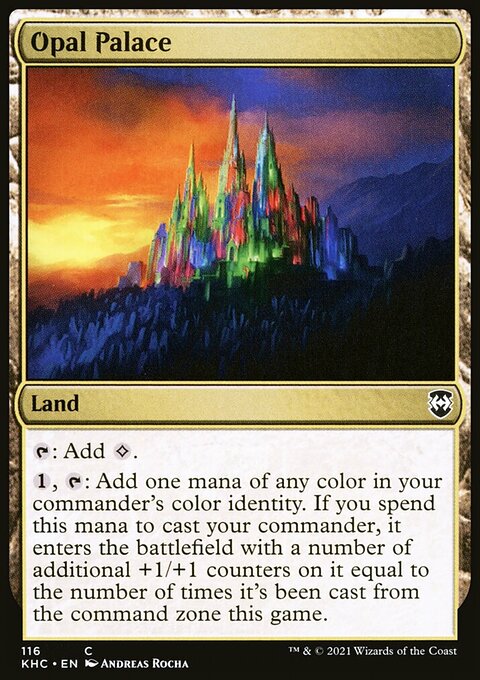 Opal Palace, Kaldheim Commander #116, Magic: The Gathering card