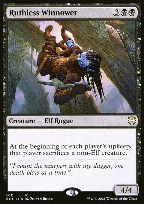 Ruthless Winnower, Kaldheim Commander #10, Magic: The Gathering card