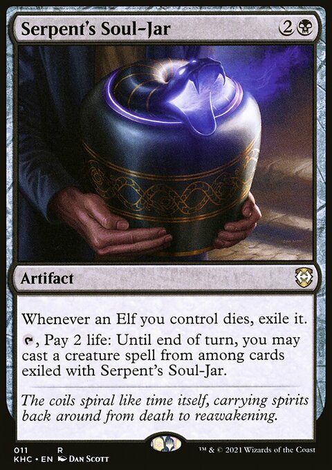 Serpent's Soul-Jar, Kaldheim Commander #11, Magic: The Gathering card