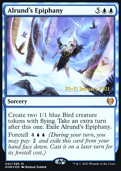 Alrund's Epiphany, Kaldheim Promos #41s, Magic: The Gathering card