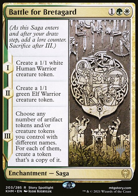Battle for Bretagard, Kaldheim Promos #203p, Magic: The Gathering card