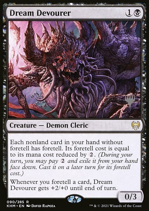 Dream Devourer, Kaldheim Promos #90p, Magic: The Gathering card