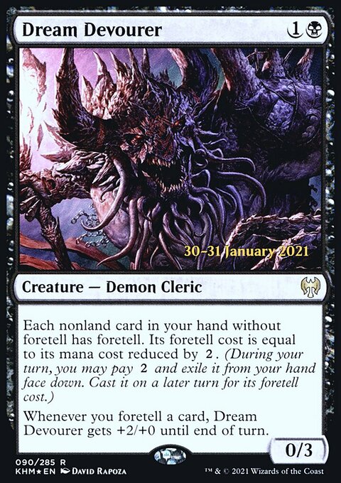 Dream Devourer, Kaldheim Promos #90s, Magic: The Gathering card
