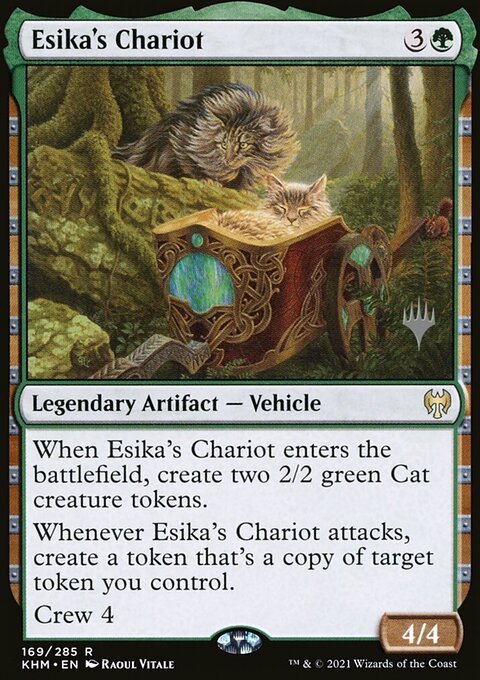 Esika's Chariot, Kaldheim Promos #169p, Magic: The Gathering card