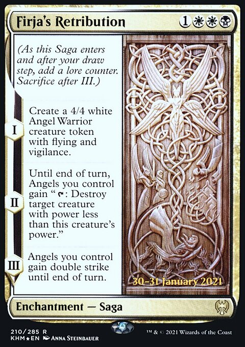 Firja's Retribution, Kaldheim Promos #210s, Magic: The Gathering card