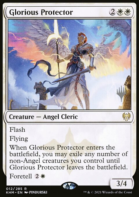 Glorious Protector, Kaldheim Promos #12p, Magic: The Gathering card