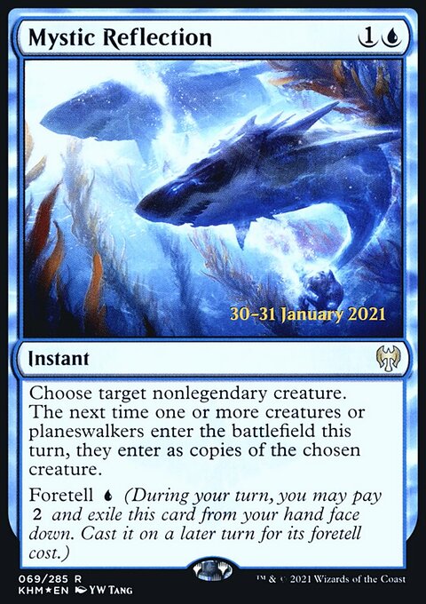 Mystic Reflection, Kaldheim Promos #69s, Magic: The Gathering card