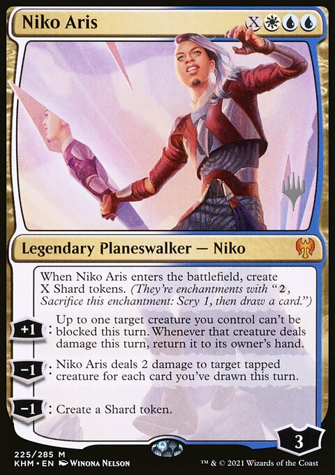 Niko Aris, Kaldheim Promos #225p, Magic: The Gathering card
