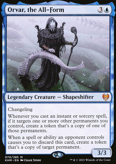 Orvar, the All-Form, Kaldheim Promos #70p, Magic: The Gathering card