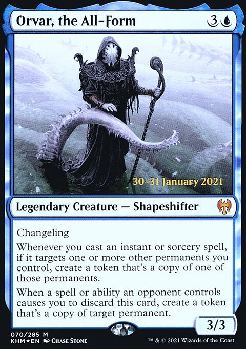 Orvar, the All-Form, Kaldheim Promos #70s, Magic: The Gathering card