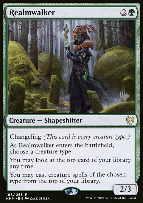 Realmwalker, Kaldheim Promos #188p, Magic: The Gathering card