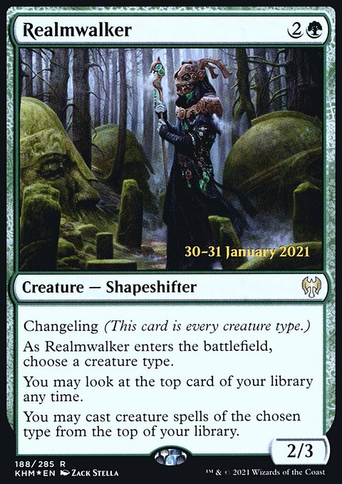 Realmwalker, Kaldheim Promos #188s, Magic: The Gathering card