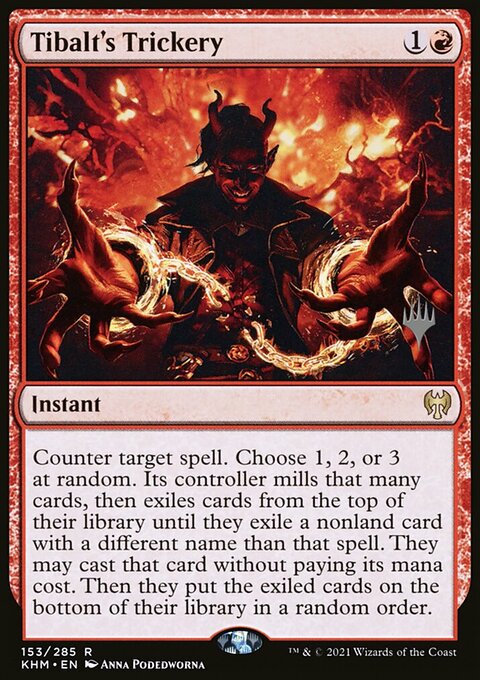 Tibalt's Trickery, Kaldheim Promos #153p, Magic: The Gathering card