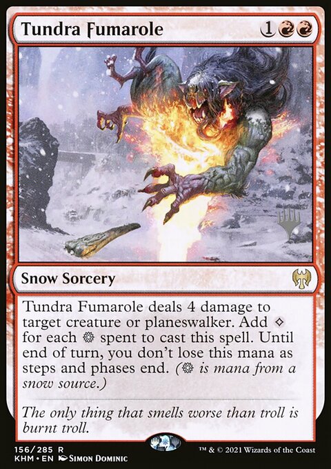 Tundra Fumarole, Kaldheim Promos #156p, Magic: The Gathering card