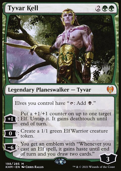Tyvar Kell, Kaldheim Promos #198p, Magic: The Gathering card