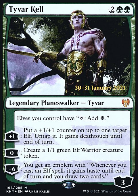 Tyvar Kell, Kaldheim Promos #198s, Magic: The Gathering card