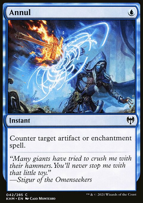 Annul, Kaldheim #42, Magic: The Gathering card
