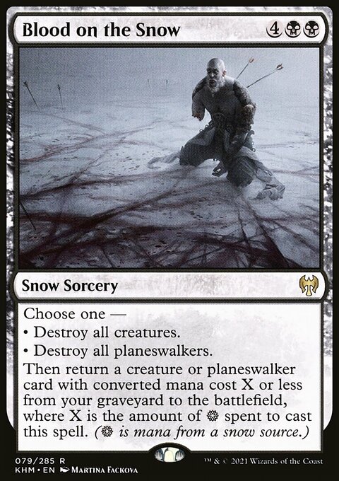 Blood on the Snow, Kaldheim #79, Magic: The Gathering card