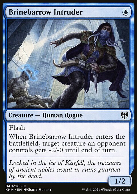 Brinebarrow Intruder, Kaldheim #49, Magic: The Gathering card