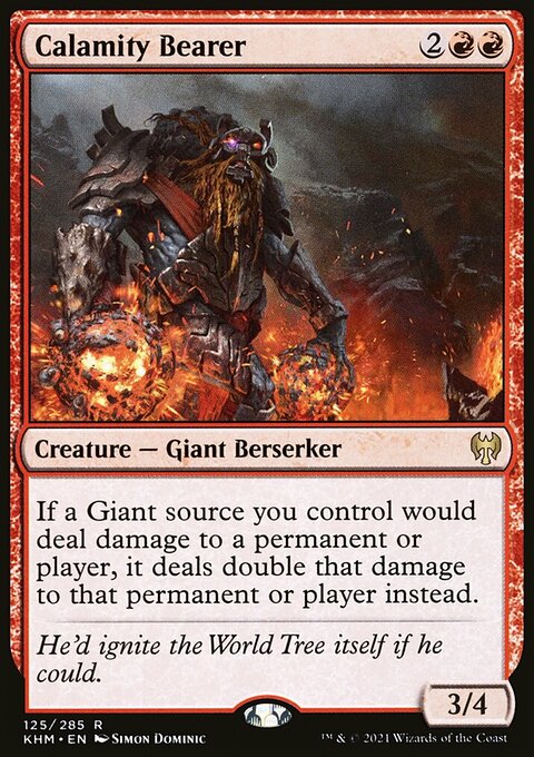 Calamity Bearer, Kaldheim #125, Magic: The Gathering card