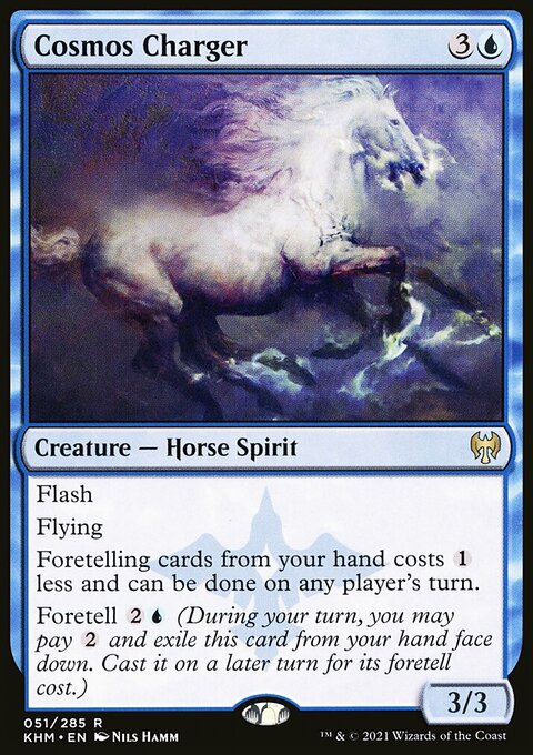 Cosmos Charger, Kaldheim #51, Magic: The Gathering card
