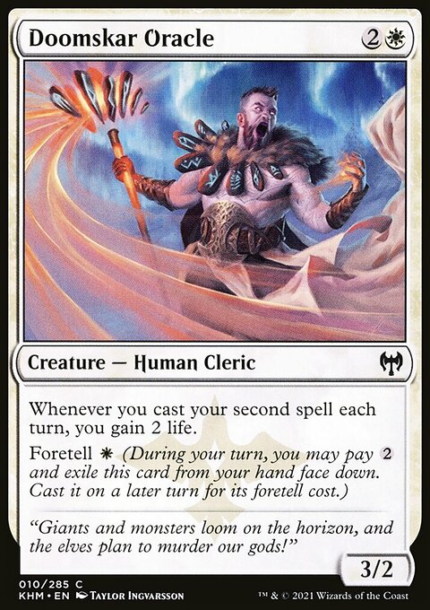Doomskar Oracle, Kaldheim #10, Magic: The Gathering card
