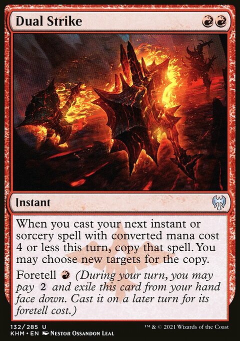Dual Strike, Kaldheim #132, Magic: The Gathering card