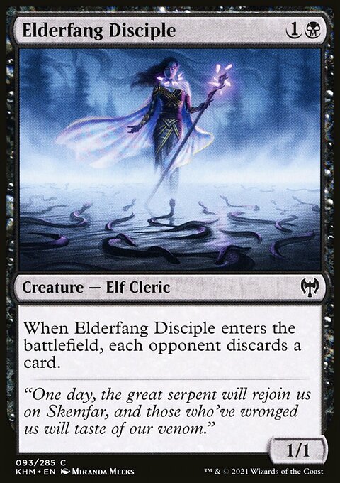 Elderfang Disciple, Kaldheim #93, Magic: The Gathering card