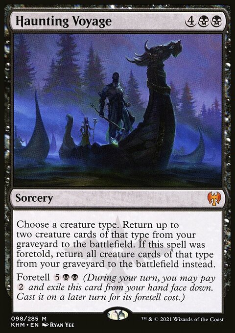Haunting Voyage, Kaldheim #98, Magic: The Gathering card