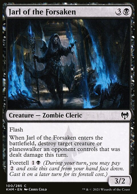 Jarl of the Forsaken, Kaldheim #100, Magic: The Gathering card