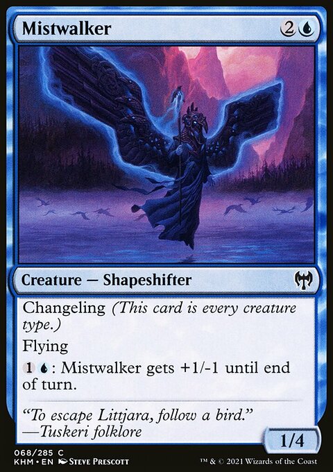 Mistwalker, Kaldheim #68, Magic: The Gathering card