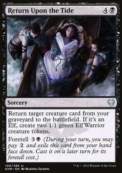 Return Upon the Tide, Kaldheim #106, Magic: The Gathering card
