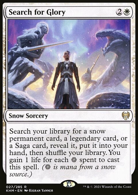 Search for Glory, Kaldheim #27, Magic: The Gathering card