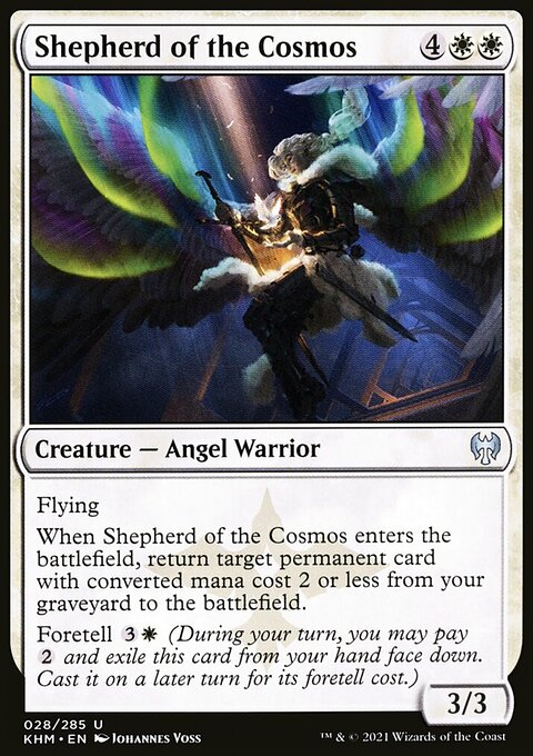 Shepherd of the Cosmos, Kaldheim #28, Magic: The Gathering card