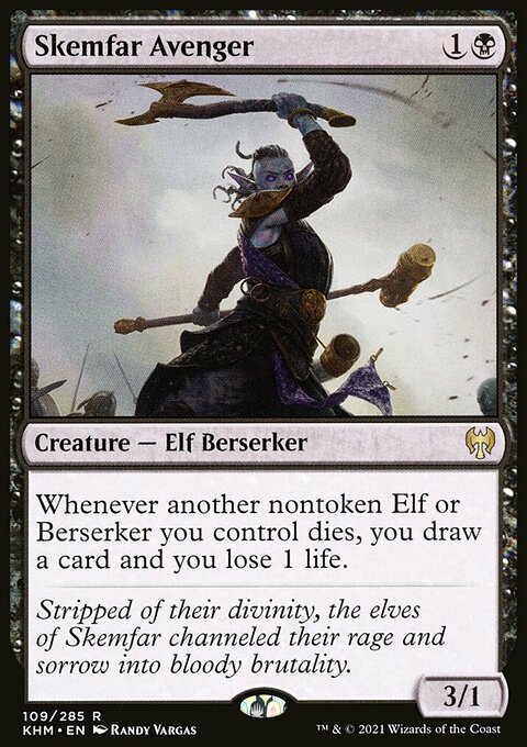 Skemfar Avenger, Kaldheim #109, Magic: The Gathering card