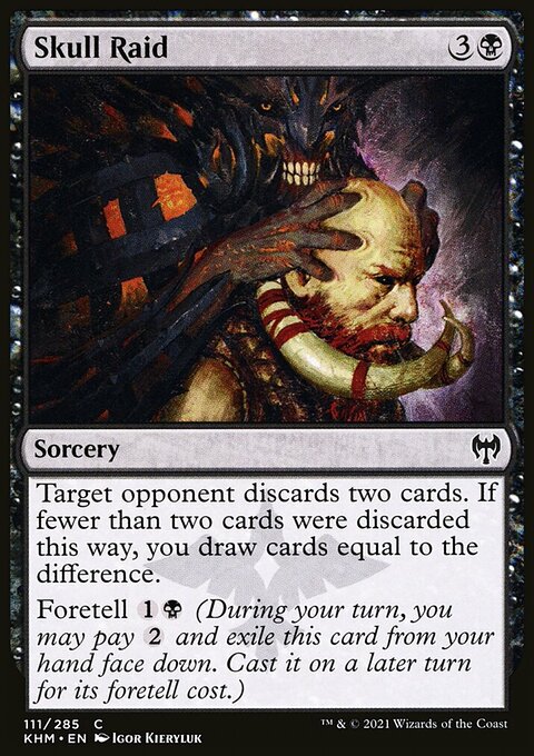 Skull Raid, Kaldheim #111, Magic: The Gathering card