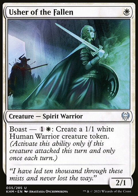 Usher of the Fallen, Kaldheim #35, Magic: The Gathering card
