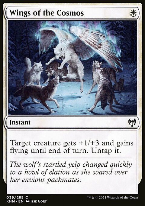 Wings of the Cosmos, Kaldheim #39, Magic: The Gathering card