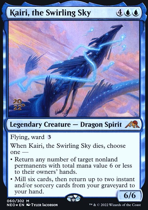 Kairi, the Swirling Sky, Kamigawa: Neon Dynasty Promos #60s, Magic: The Gathering card